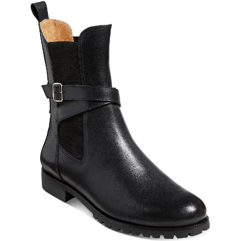 Classic black boots for women -Jack Rogers Womens Daphne Bootie Slip-on Almond toe Mid-Calf Boots