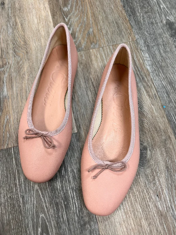 Flats with anti-slip soles -Shoes Flats By J. Crew In Pink, Size: 6