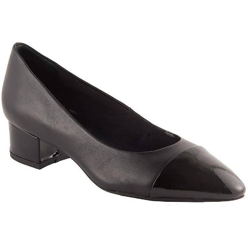 High heels with comfy inner support -David Tate Womens Colette Leather Slip-On Pumps