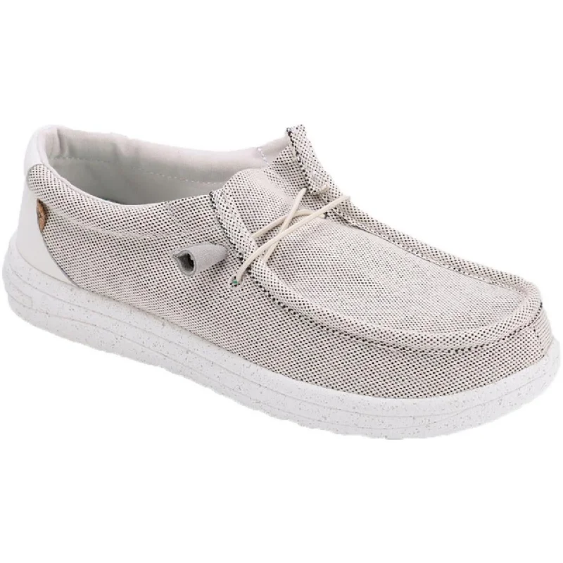 Athletic shoes for quick sprints -Lamo Mens Paul Canvas Textured Casual And Fashion Sneakers