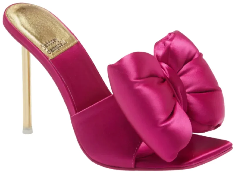 High heels for runway-inspired looks -Jeffrey Campbell: Bow-Down in Fuchsia