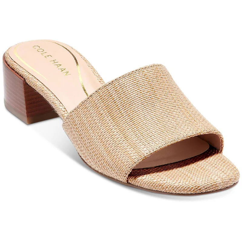 Premium sandals for stylish getaways-Cole Haan Womens Slip On Open Toe Slide Sandals