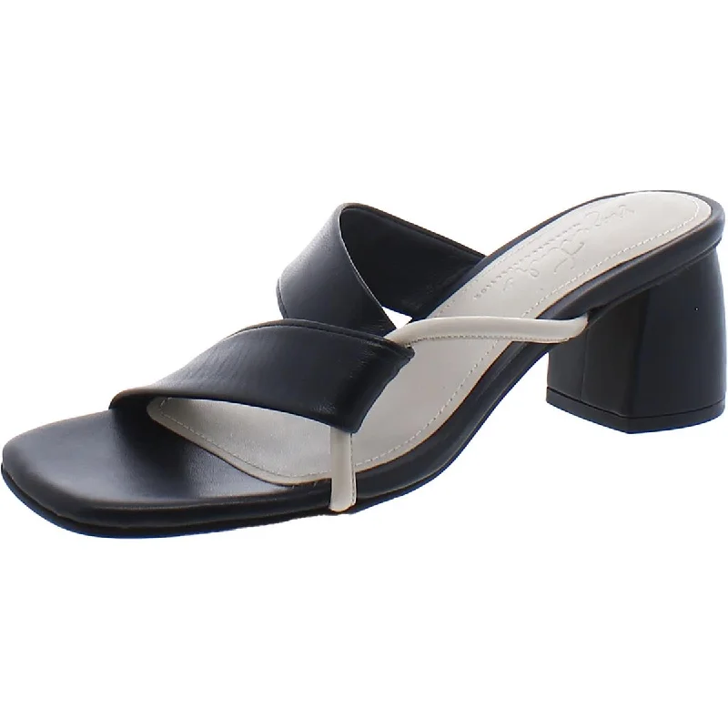 Durable sandals for sandy shores-Journee Signature Womens Bhfo Padded Insole Leather Strappy Sandals