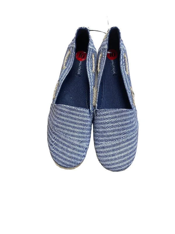 Flats for long casual strolls -Shoes Flats By Nautica In Blue, Size: 10