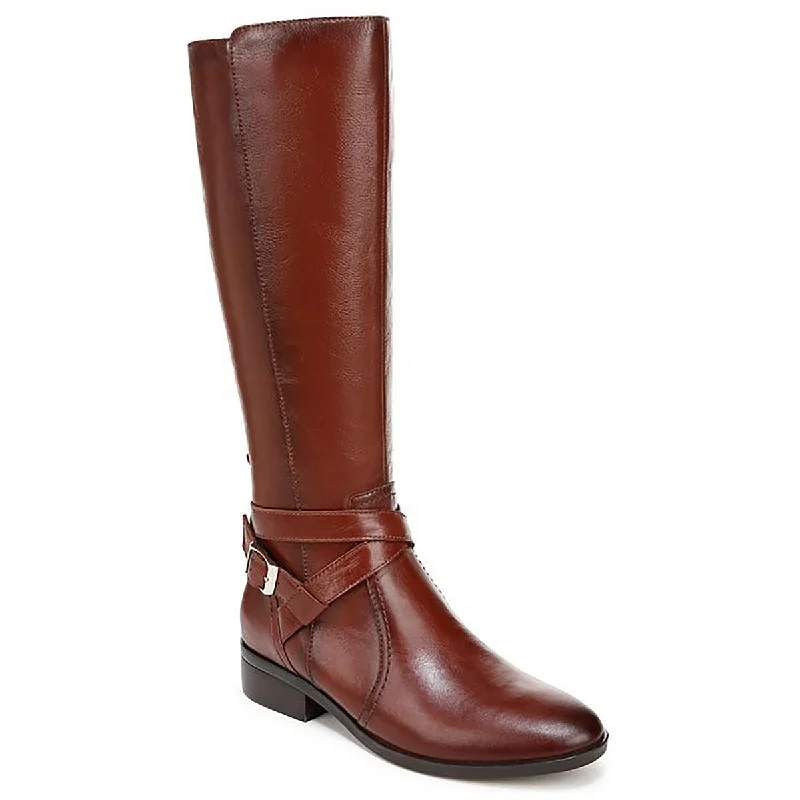 Boots for casual business meetings -Naturalizer Womens Rena 2 Leather Tall Knee-High Boots