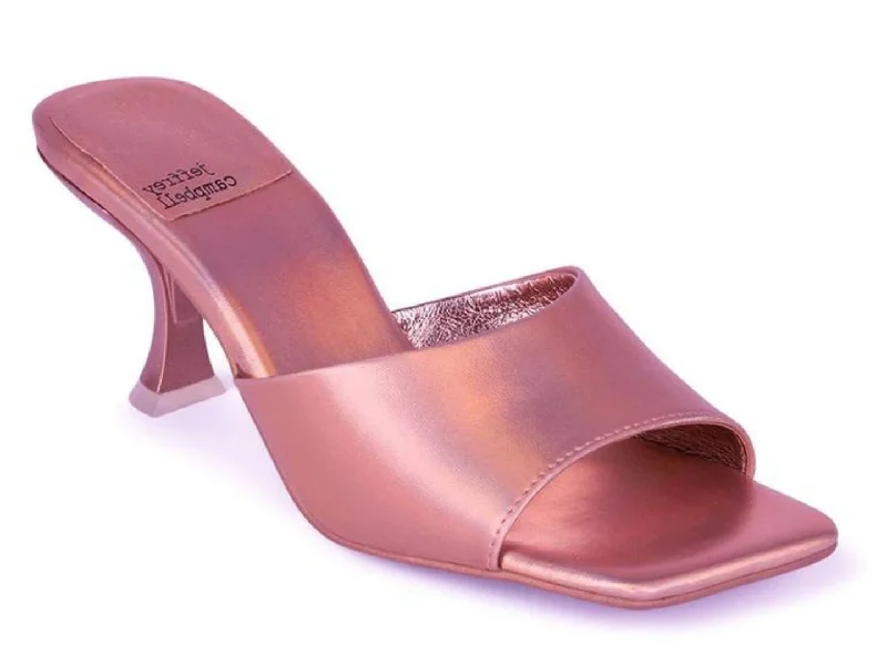 High heels for casual twilight walks -Jeffrey Campbell: Mr Big in Rose Metallic