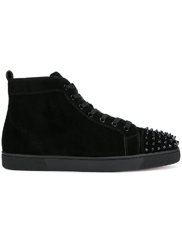 Athletic shoes for relaxed runs -CHRISTIAN LOUBOUTIN Urban Edge High-Top Sneakers with Studded Toe