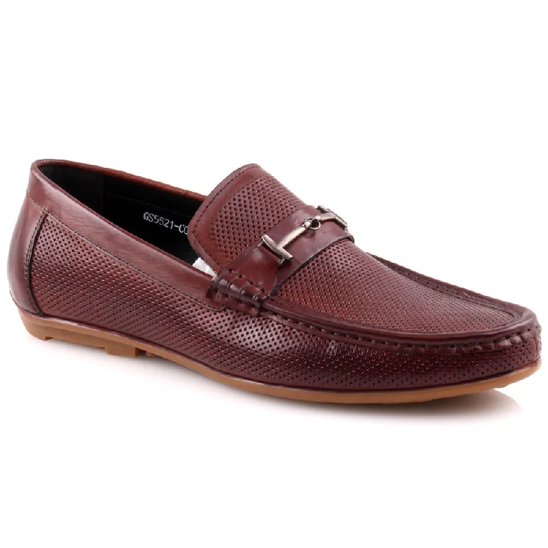 Fashionable loafers for night trips-Mens ‘Cezar’ Leather LoafersShoes