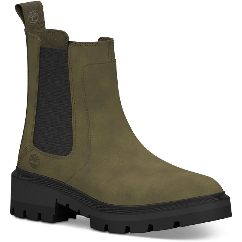 Affordable boots for deals -Timberland Womens Cortina Valley Leather Lug Sole Chelsea Boots