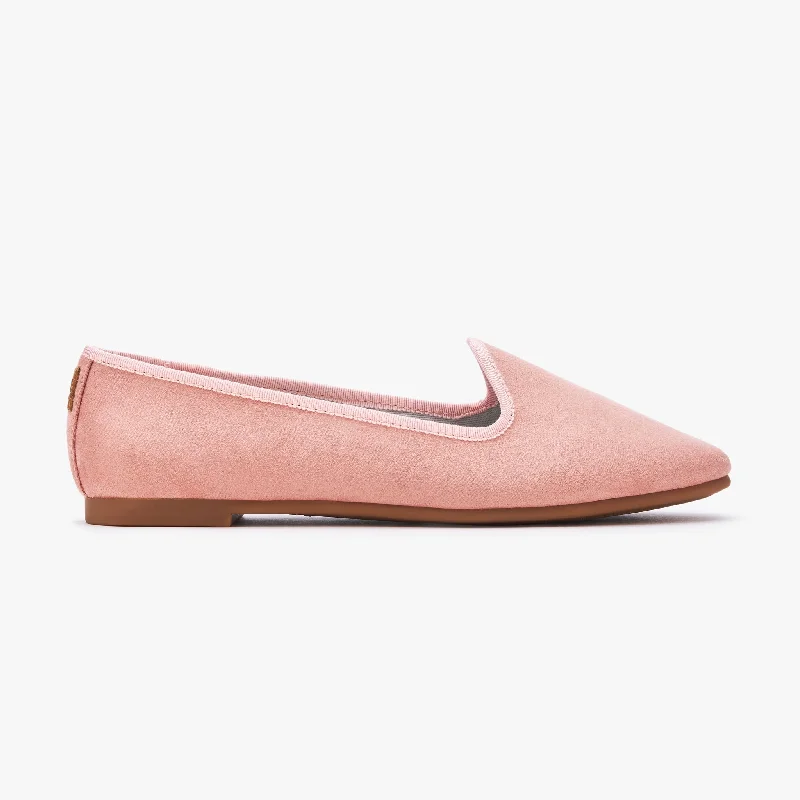 Trendy loafers for spring hikes-Bae Easy Loafers - Blush