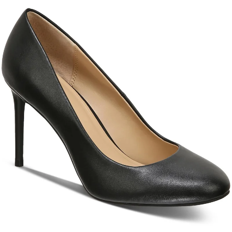 High heels for indoor dusk events -INC Womens Laurenne Faux Leather Slip-On Pumps