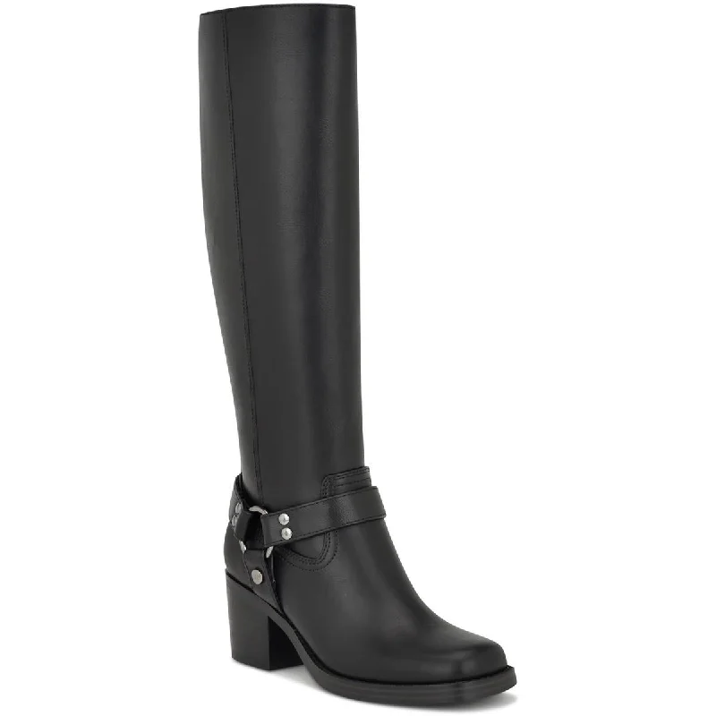 Boots for summer fun -Nine West Womens Koop 3 Tall Faux Leather Knee-High Boots