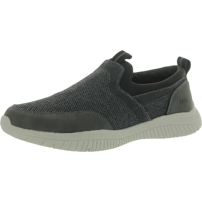 Athletic shoes for green runners -Nunn Bush Mens City Pass Knit Slip On Trainers Casual And Fashion Sneakers