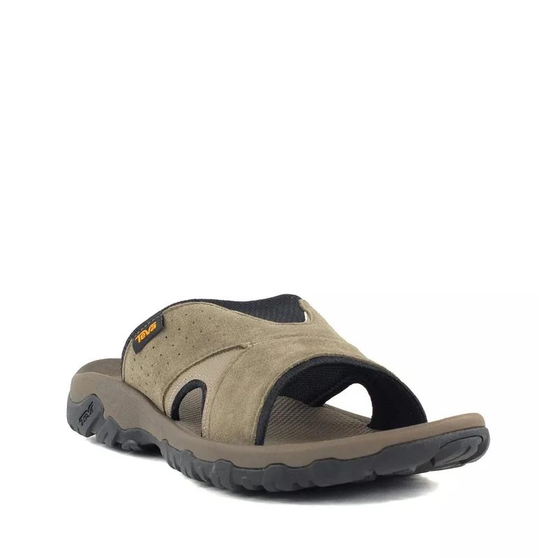 Breathable sandals for airy steps-Men's Shoes Teva KATAVI 2 SLIDE Sandals 1019195 DARK TAUPE