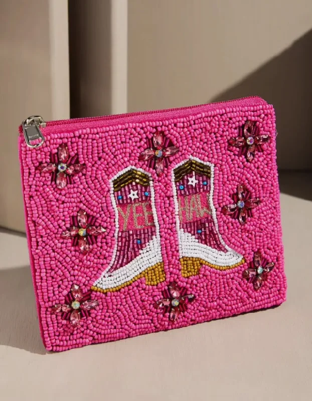 Boots with rainproof top -Accessories/Gifts - Western Boots Seed Bead  Pouch. 2 Color Options