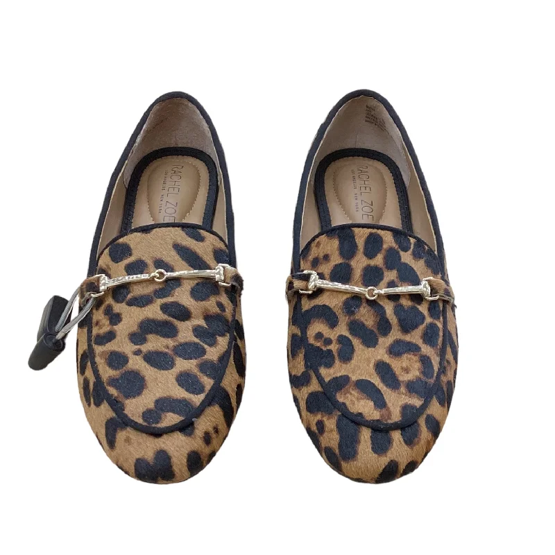 Flats with reflective comfort -Shoes Flats By Rachel Zoe In Animal Print, Size: 7