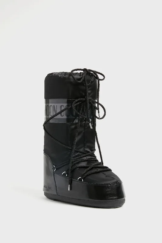 Boots for hybrid work -Black Icon Glance Boots