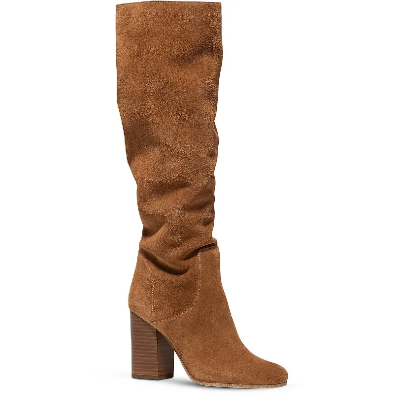 Affordable boots for promotions -MICHAEL Michael Kors Womens Leigh Suede Knee-High Boots