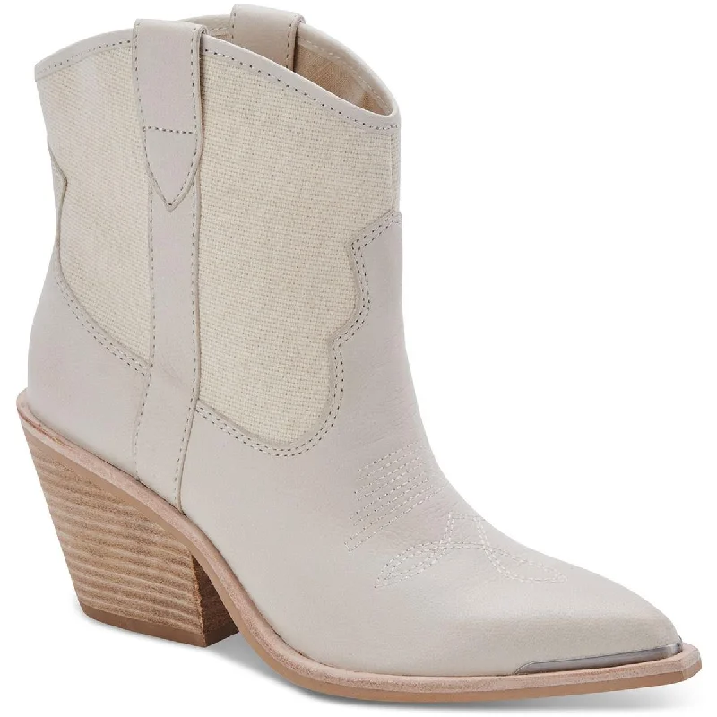 Boots with snug lining -Dolce Vita Womens Nashe Two Tone Cowboy, Western Boots