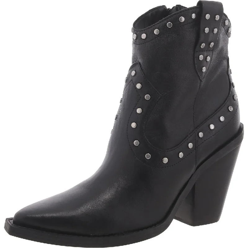 Boots with cozy lining -Arezzo Womens Studded Pointed Toe Cowboy, Western Boots