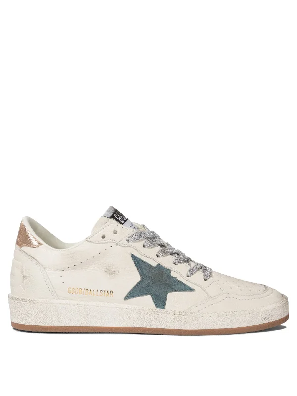 Classic athletic shoes for simple style -GOLDEN GOOSE Retro Handcrafted 'Ball Star' Women's Sneakers - Casual and Sophisticated