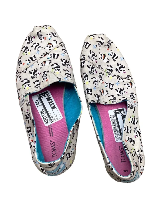 Flats with slip-resistant comfort -Shoes Flats By Toms In Multi-colored, Size: 8