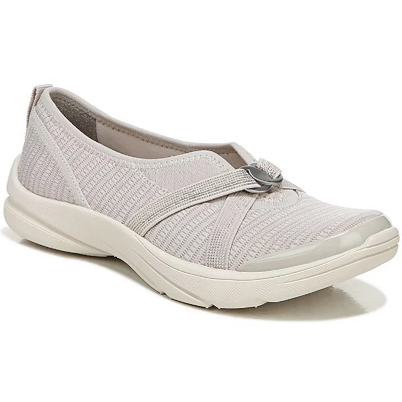 Budget athletic shoes for discounts -Bzees Womens Lana Metallic Comfy Slip-On Sneakers