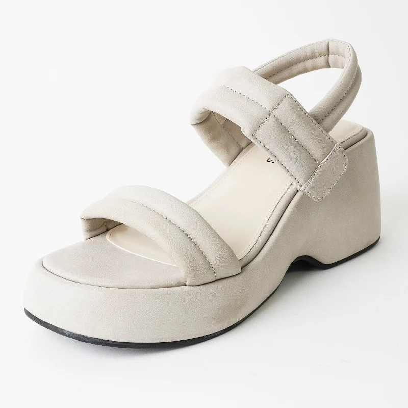 Breathable sandals for airy walks-Rayanne | Bone