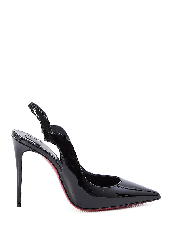 High heels for women with foot comfort -CHRISTIAN LOUBOUTIN Hot Chick Sling 100 Pumps