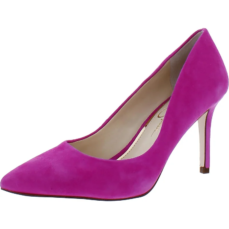 High heels with plush sole linings -Jessica Simpson Womens Abigaille Suede Dressy Pumps