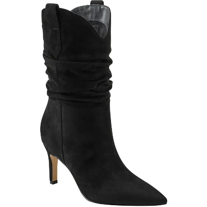 Boots for calm weekends -Marc Fisher Womens GIENNA2 Faux Suede Stiletto Cowboy, Western Boots