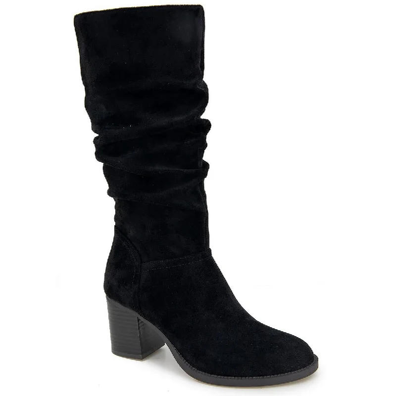 Classic boots for everyday use -Kenneth Cole Reaction Womens Sonia Faux Suede Casual Mid-Calf Boots