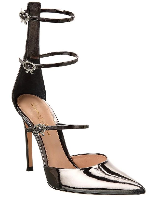 High heels for outdoor evening vibes -Gianvito Rossi Leather Pump