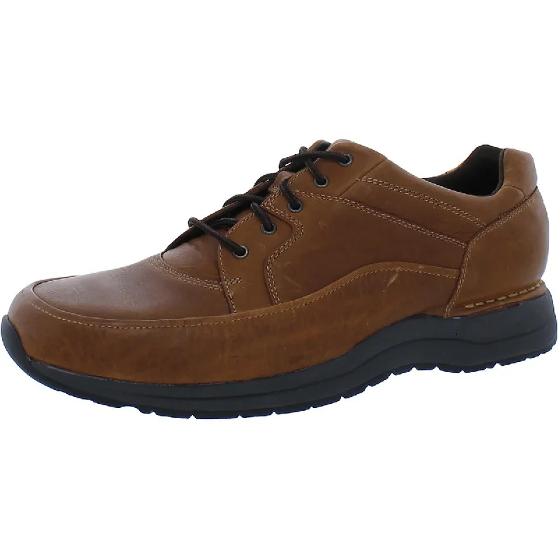 Luxury athletic shoes for special races -Rockport Mens Leather Lifestyle Casual and Fashion Sneakers