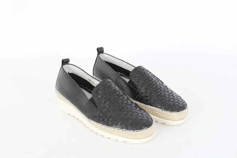 Trendy loafers for winter fashion-LIZA Round toe loafers