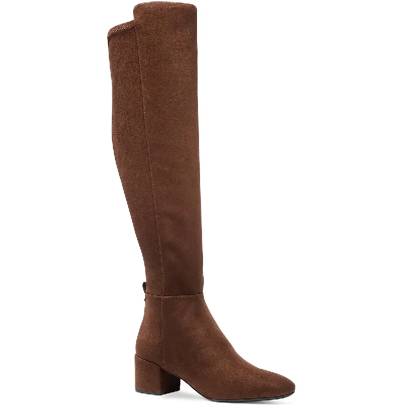 Boots for summer strolls -MICHAEL Michael Kors Womens Braden Mid Boot Faux Suede Over-The-Knee Boots