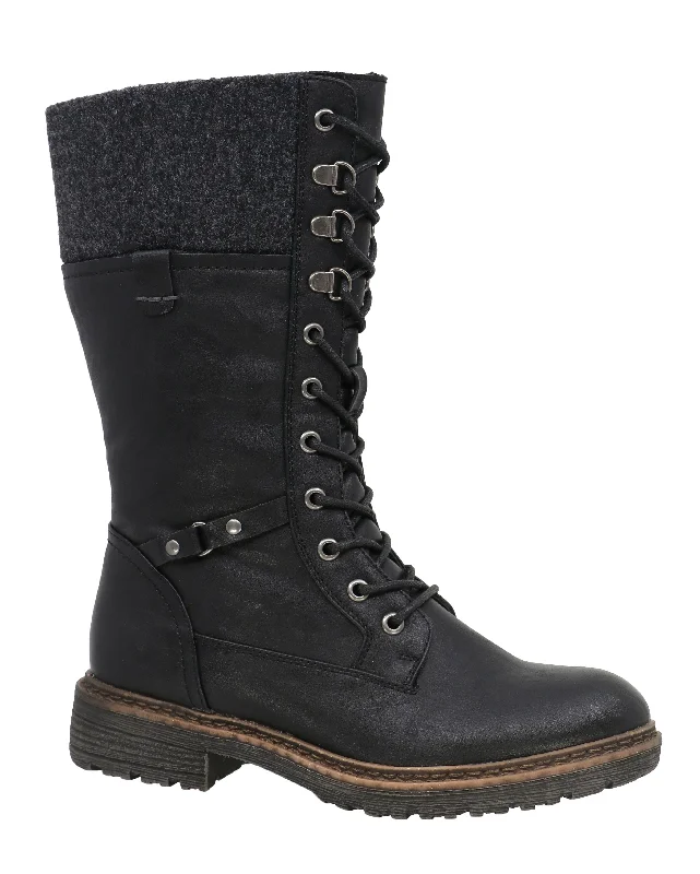 Boots with tight stitching -ASPEN-02WP