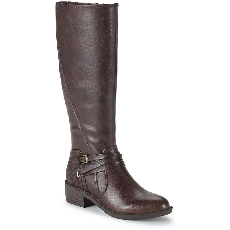 Boots for chill dinners -Baretraps Womens Stratford Faux Leather Mid-Calf Boots