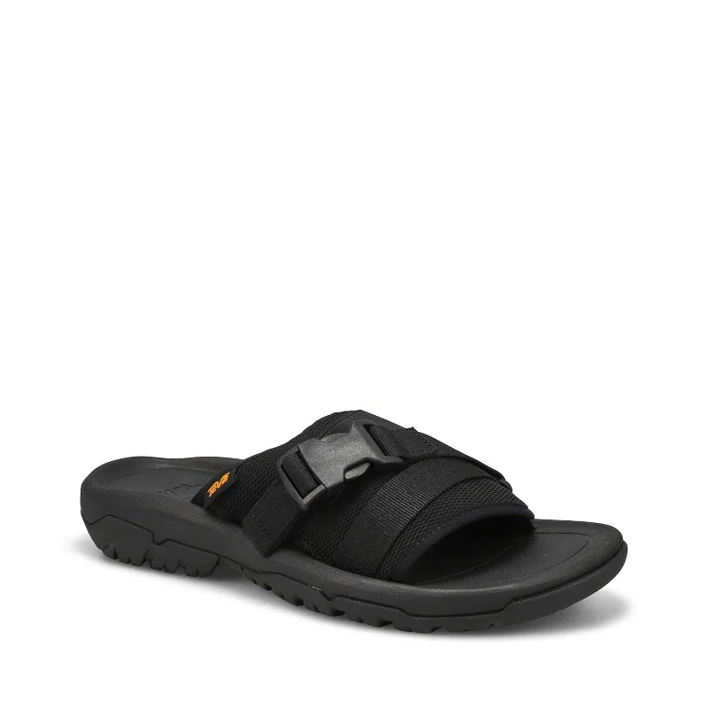 Fashionable sandals for warm parties-Men's Shoes Teva HURRICANE VERGE SLIDE Sandals 1136230 BLACK