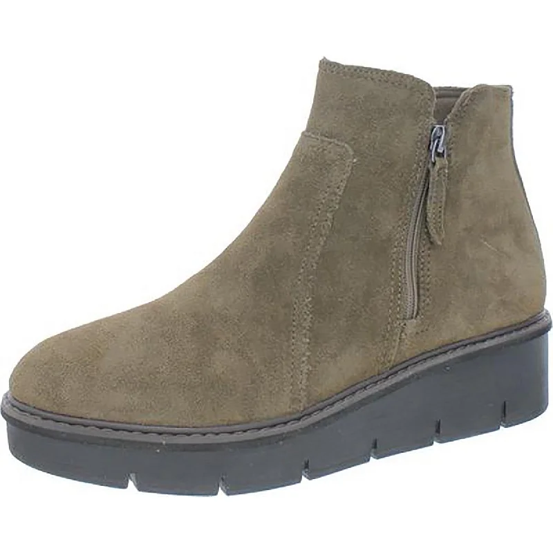 Boots with bright tones -Clarks Womens Airabelle Suede Zipper Chelsea Boots