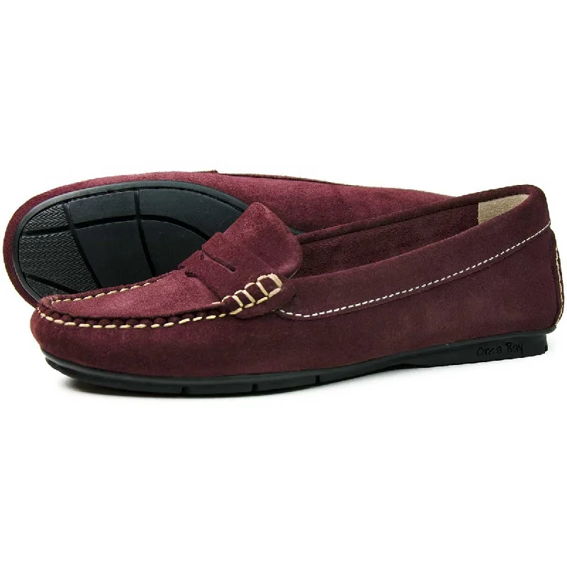 Breathable loafers for dry heat-Orca Bay Florence Women's Suede Loafers