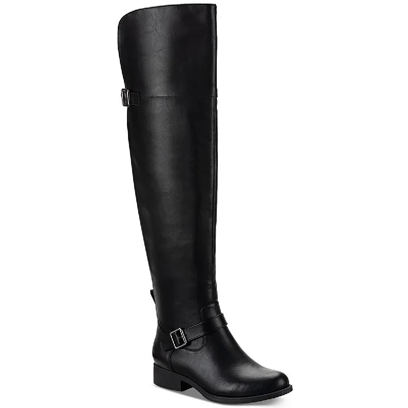 Affordable boots for bulk orders -Sun + Stone Womens Anyaa Over-The-Knee Boots