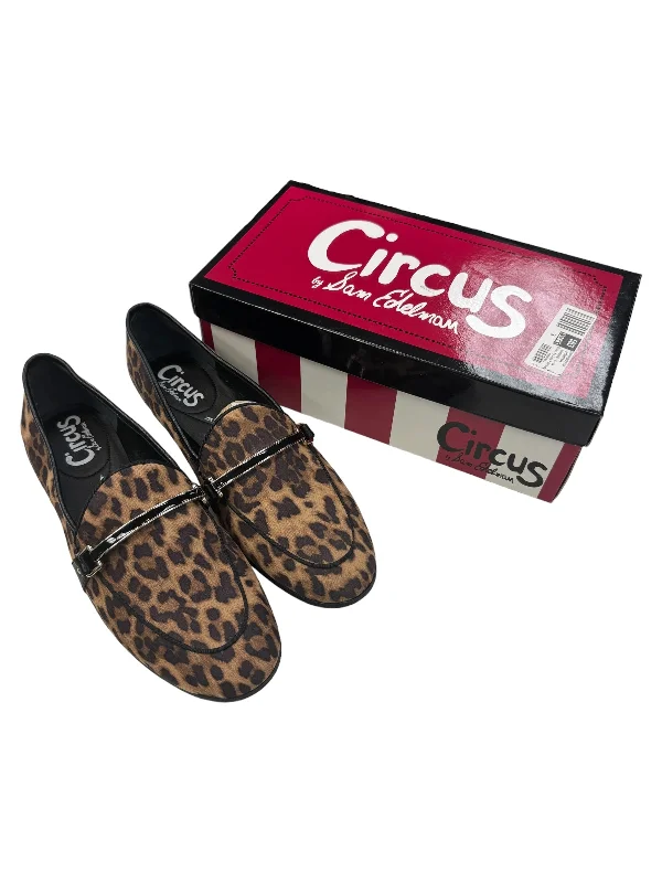 Flats with durable leather uppers -Shoes Flats By Circus By Sam Edelman In Animal Print, Size: 9.5