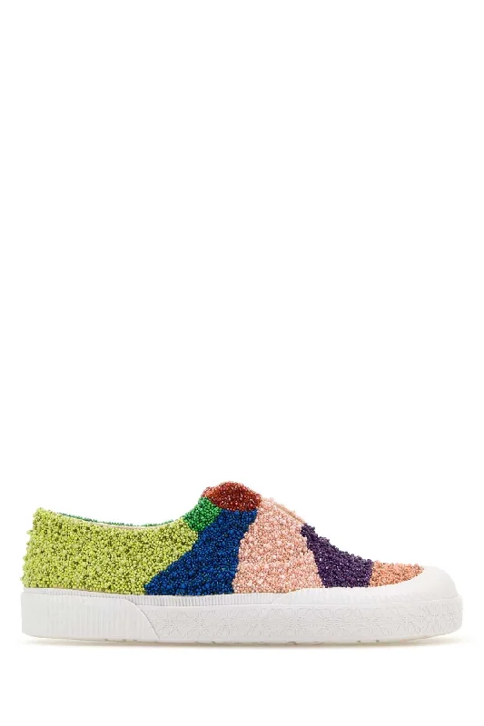 Athletic shoes with colorful accents -LOEWE Embellished Slip-On Sneakers for Men