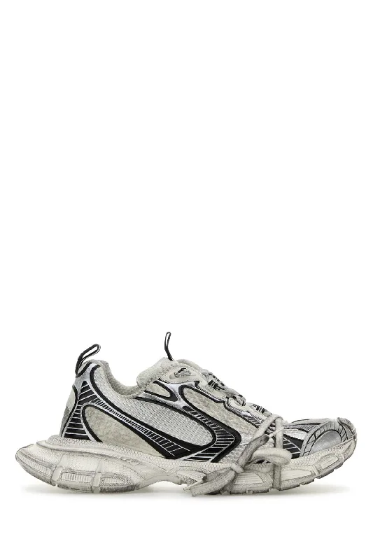 Athletic shoes with wet weather soles -BALENCIAGA Multicolor Mesh and Rubber 3XL Sneakers for Men