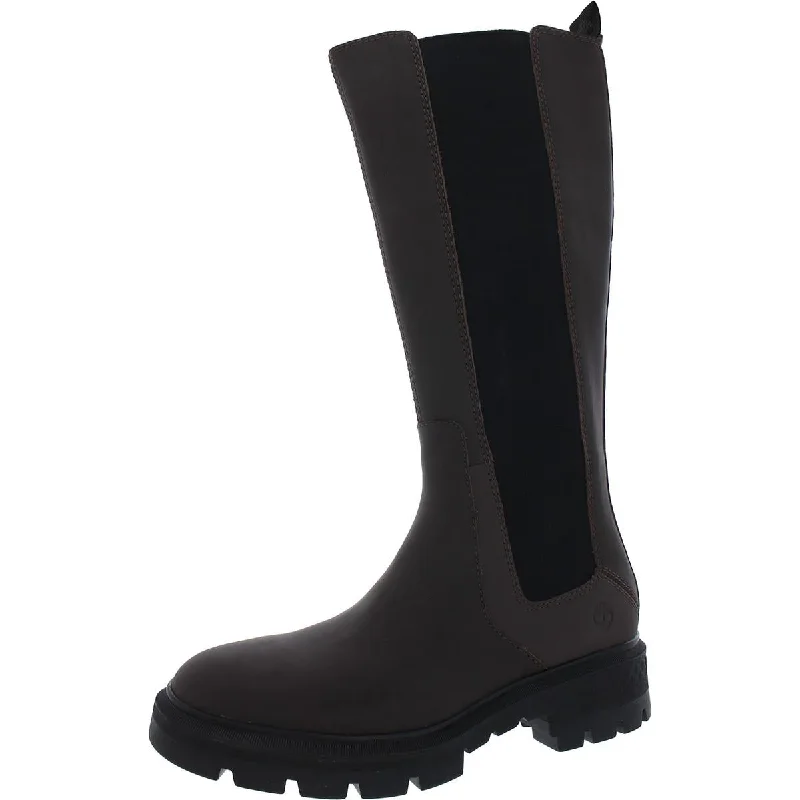 Boots for summer days -Timberland Womens Cortina Leather Riding Knee-High Boots