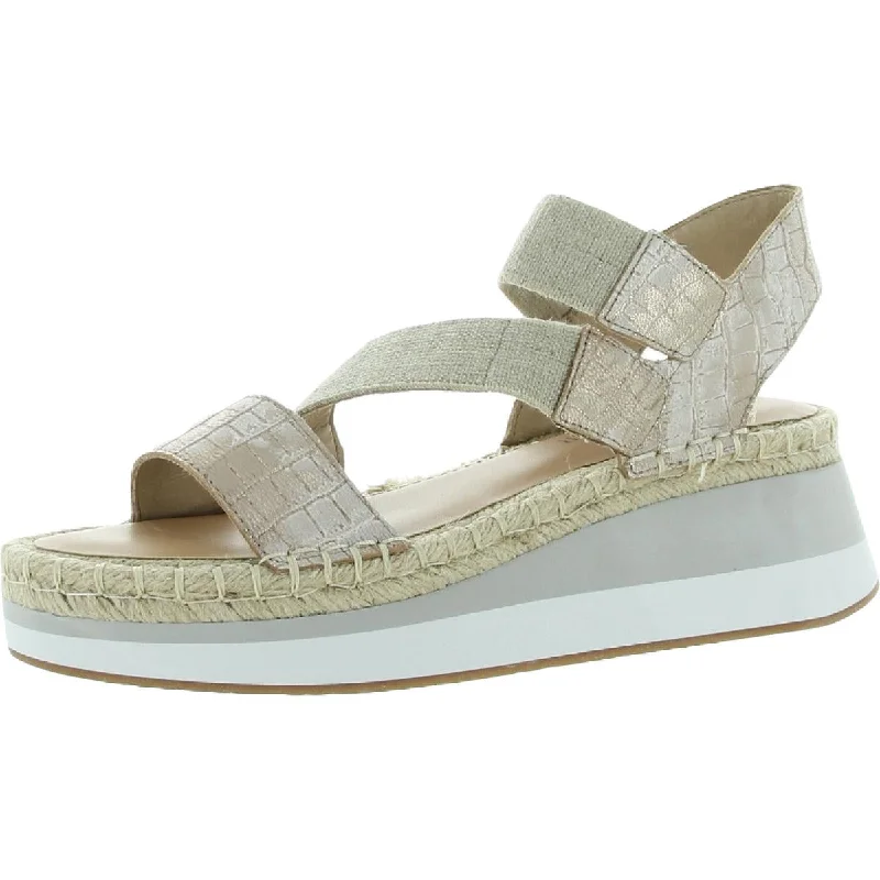 Lightweight sandals for hot trends-Donald J. Pliner Womens Sadie Leather Snake Print Wedge Sandals