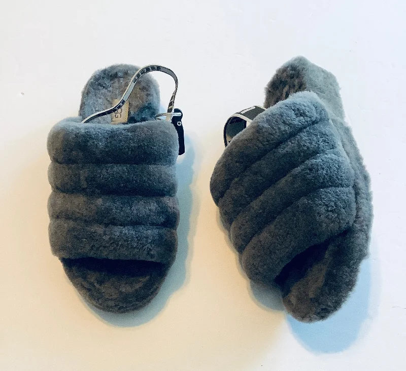 Slippers with padded collar -Slippers Designer By Ugg In Grey