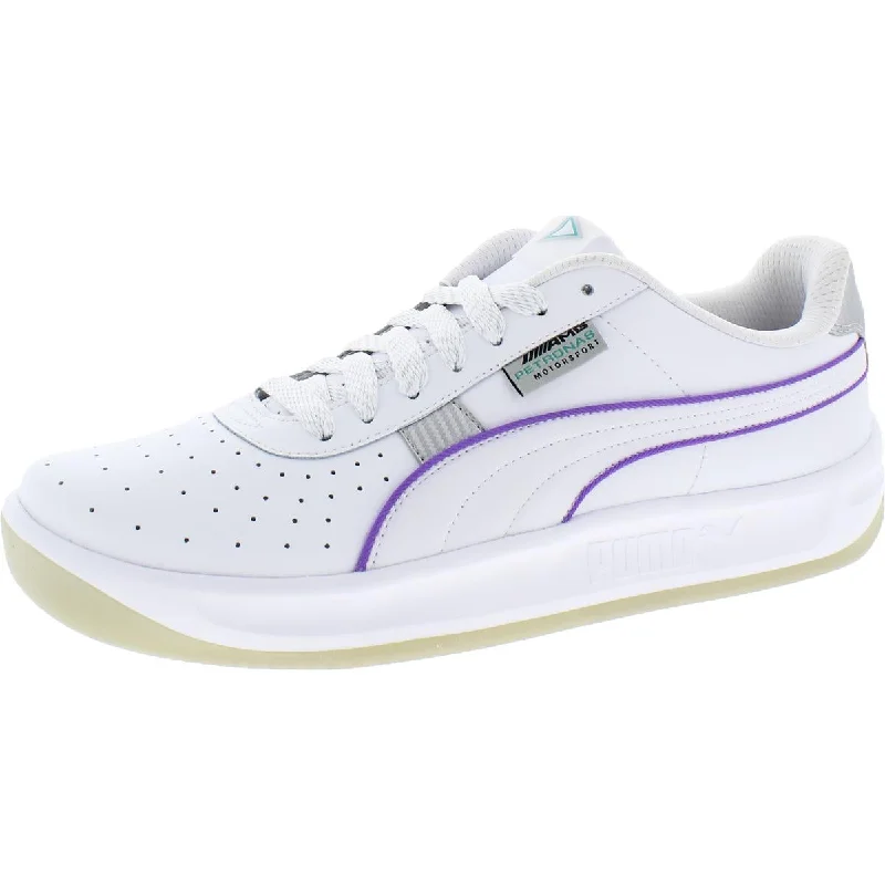 Athletic shoes with quirky prints -Puma Mens MAPM GV Special Leather Sneakers Skate Shoes