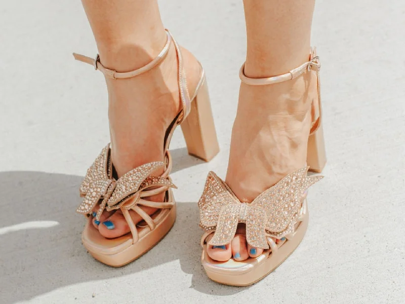 High heels for women with tired feet -Jeffrey Campbell: Fantasies in Rose Gold